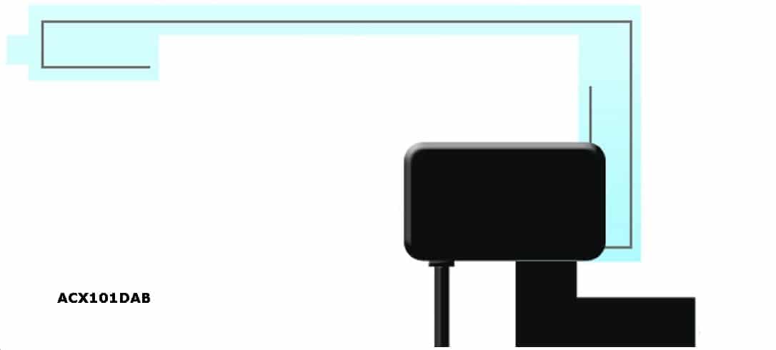 ACX Bytte antenne (10cm kabel)