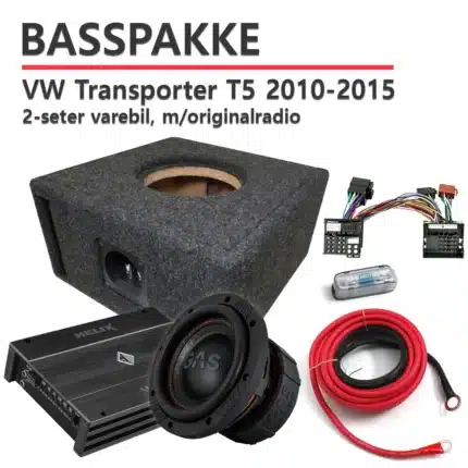 Basspakke for VW Transporter T5