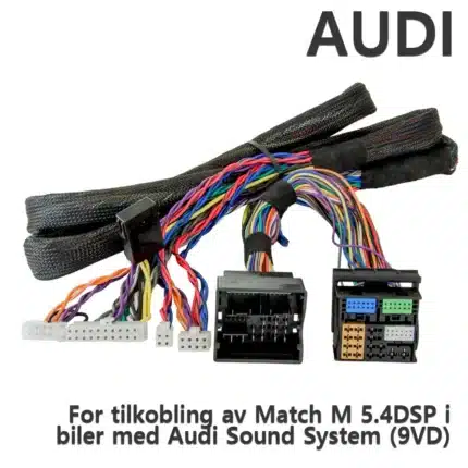 BB OEM CABLES - Audi kabelsett for Match M 5.4DSP