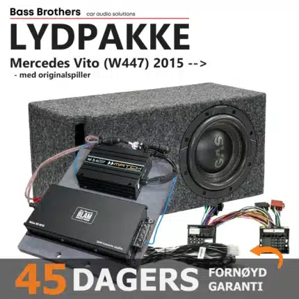 Match Lydoppgraderingspakke Mercedes Vito