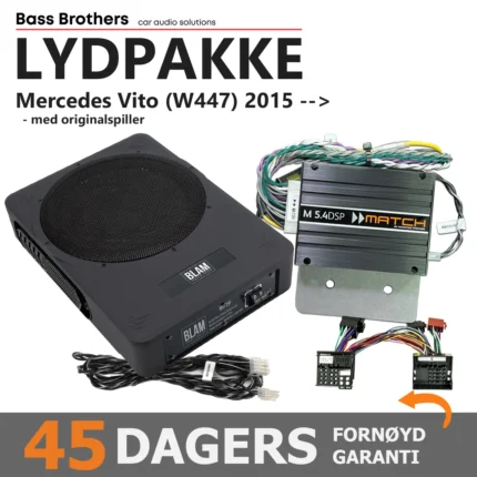 Match Lydoppgraderingspakke Mercedes Vito