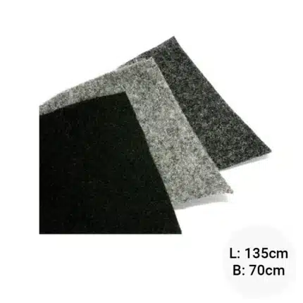 Trunkliner teppe, Sort - 70 x 135 cm