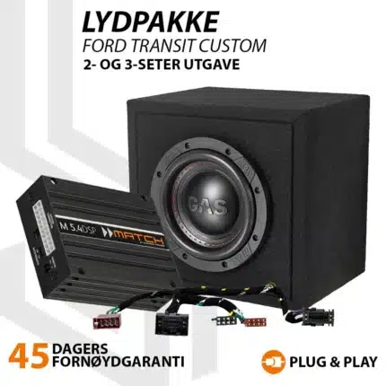 Match Lydoppgraderingspakke Ford Transit Custom 2024->