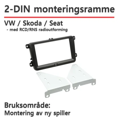 ACV VW/Skoda/Seat 2-DIN monteringsramme