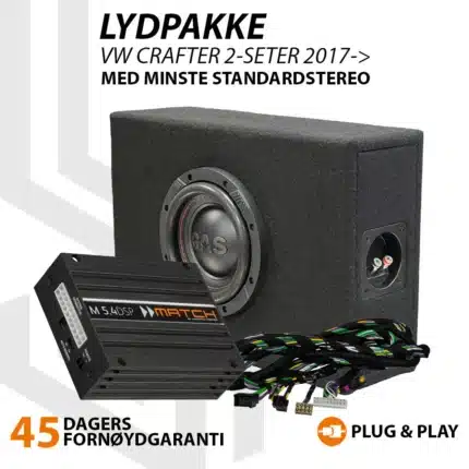 Match Lydoppgraderingspakke VW Crafter