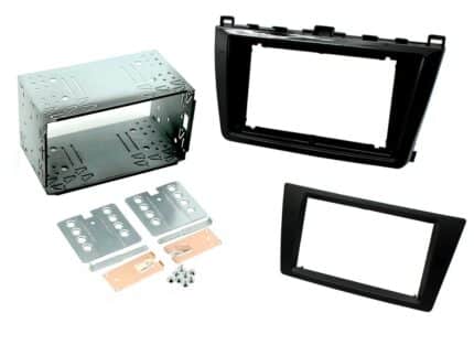Mazda 6 (2008 - 2012) Sort Premium monteringskit 2-DIN
